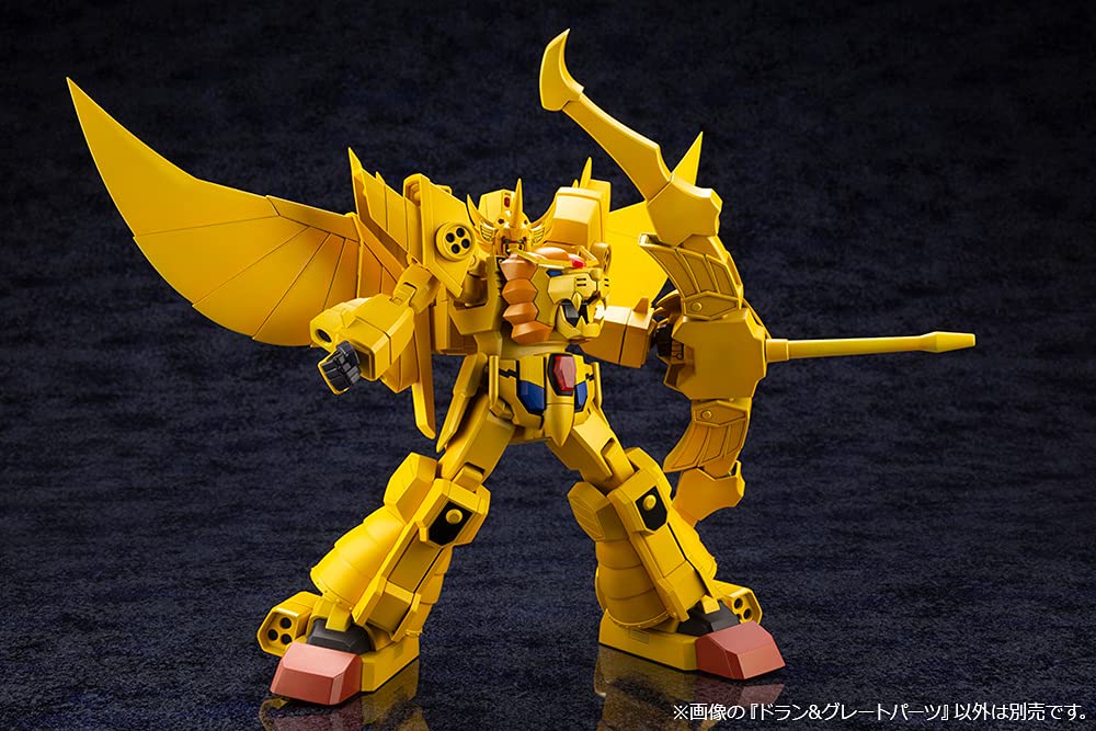KOTOBUKIYA - スズメタル様スカイゴルドラン、ドラン&グレートパーツ、リバーストライク、ドロレス Amazon.com: Kotobukiya The Brave of Gold Goldran: Dran and Great